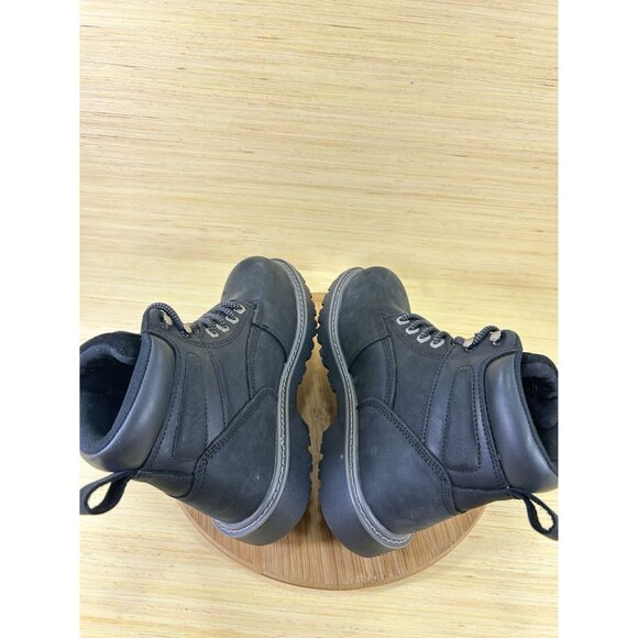NEW Wolverine Floorhand Black Leather Steel Toe Boots Womens Size 9 - Picture 5 of 8